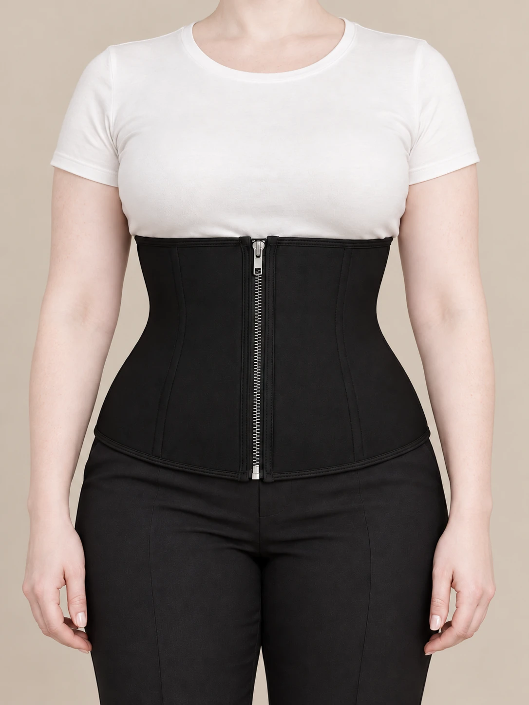 Syncreas Full Size Zipper Shaping Band with Hook and Eye Closure Plus Size product photo